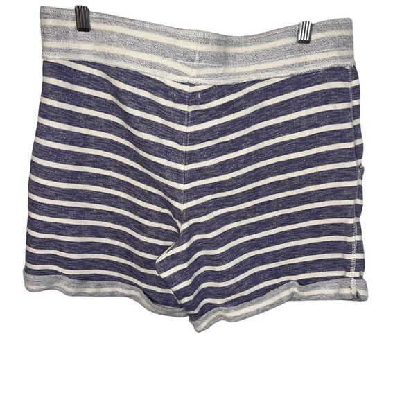 Mossimo Women’s sz L Striped Knit Hidden Drawstring Waist Pocketed Stretch Short - Picture 2 of 7